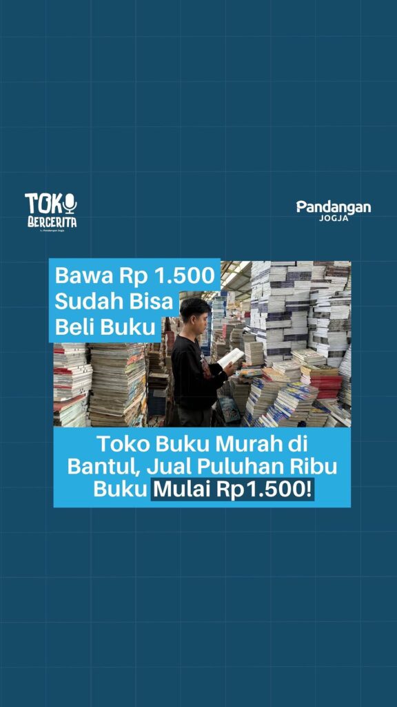 Toko Buku Murah di Bantul, Jual Puluhan Ribu Buku Mulai Rp.1.500!