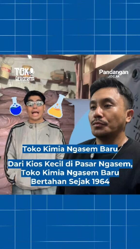 Toko Kimia Ngasem Baru: Dari Kios Kecil di Pasar Ngasem, Toko Kimia Ngasem Baru Bertahan Sejak 1964