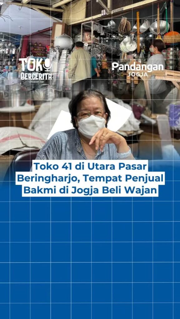 Toko 41 di Utara Pasar Beringharjo, Tempat Penjual Bakmi di Jogja Beli Wajan