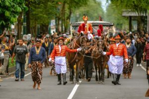 Dua Kereta Pusaka Keraton Yogya Kembali Melintas di Malioboro setelah 12 Tahun Disimpan di Museum