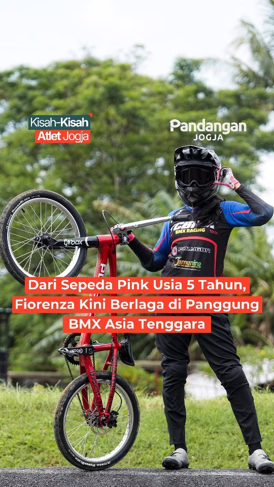 Dari Sepeda Pink Usia 5 Tahun, Fiorenza Kini Berlaga di Panggung BMX Asia Tenggara