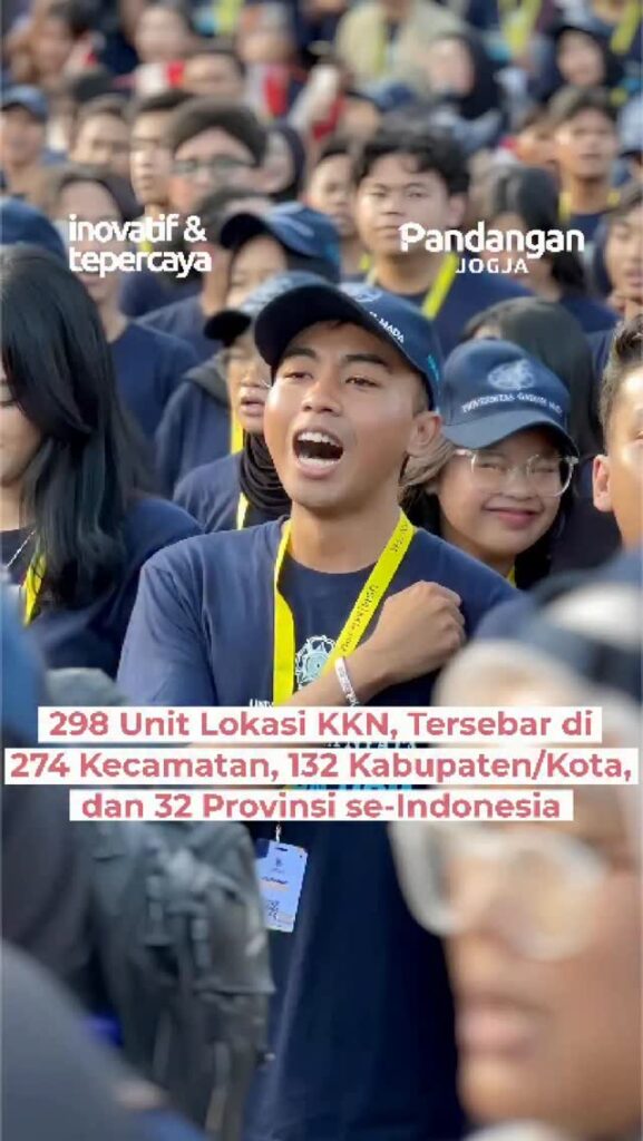 Himne Gadjah Mada Lepas 8.178 Mahasiswa KKN UGM Ke Aceh hingga Papua