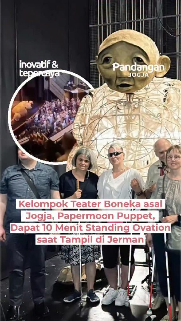 Kelompok Teater Boneka Asal Jogja, Papermoon Puppet, Dapat 10 Menit Standing Ovation saat Tampil di Jerman