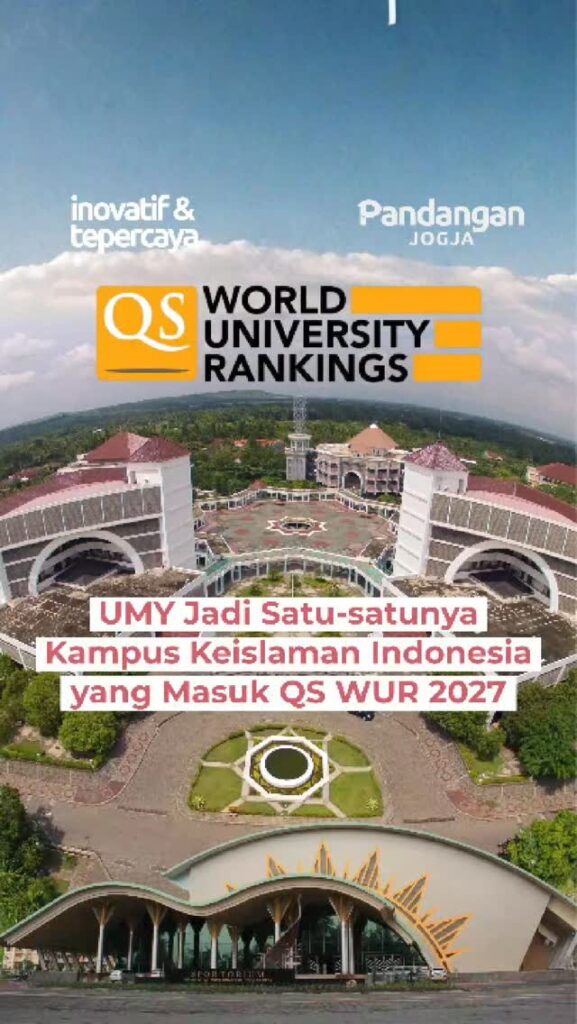 UMY Jadi Satu-satunya Kampus Keislaman Indonesia yang Masuk QR WUR 2027
