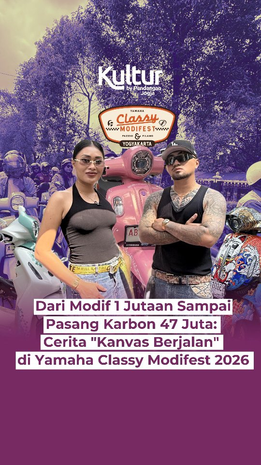 Dari Modif 1 Jutaan Sampai Pasang Karbon 47 Juta: Cerita “Kanvas Berjalan” di Yamaha Classy Modifest 2026