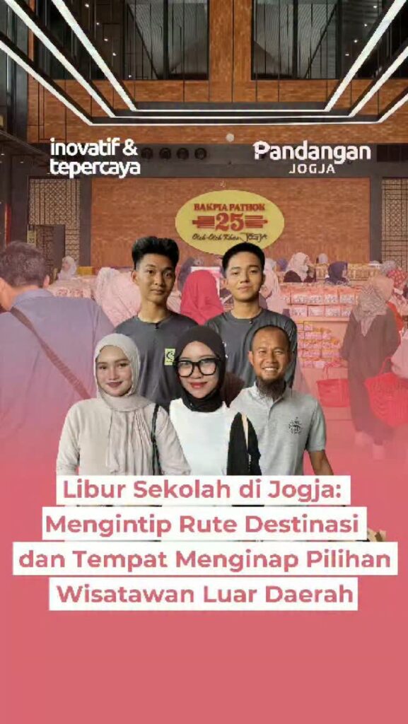 Libur Sekolah di Jogja: Mengintip Rute Destinasi dan Tempat Menginap Pilihan Wisatawan Luar Daerah