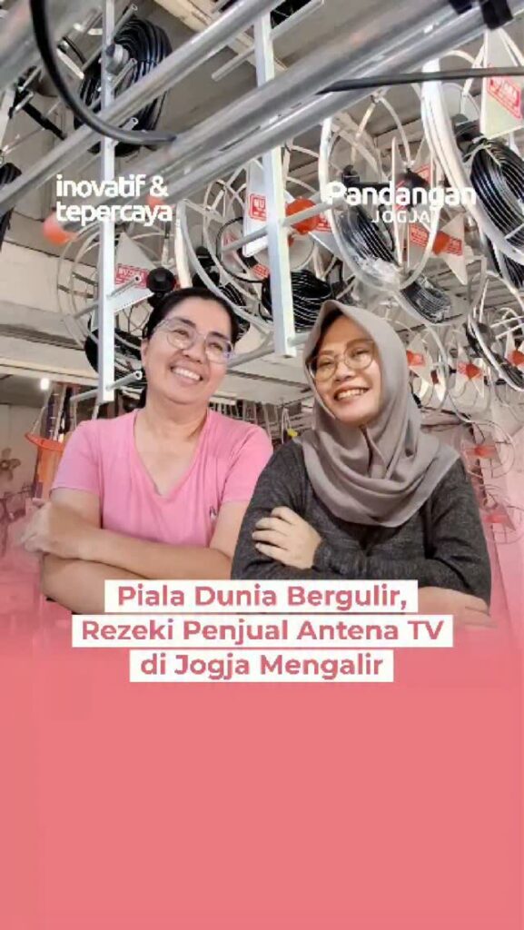 Piala Dunia Bergulir, Rezeki Penjual Antena TV di Jogja Mengalir
