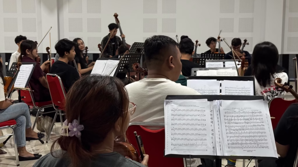 Konser kolaborasi Melbourne Symphony Orchestra (MSO) dan Youth Music Camp di Auditorium Driyarkara Universitas Sanata Dharma (USD) Yogyakarta (5)