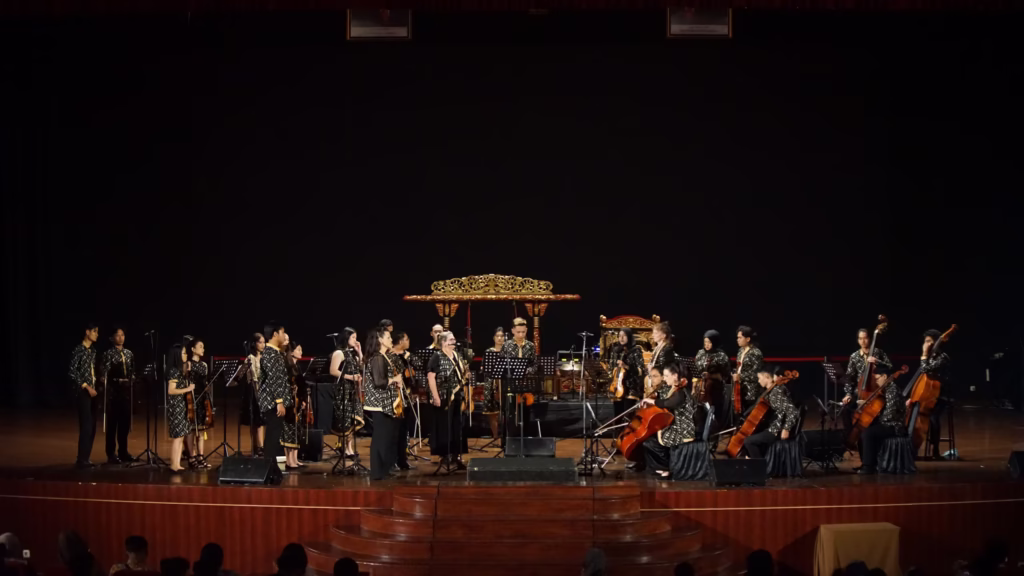 Konser kolaborasi Melbourne Symphony Orchestra (MSO) dan Youth Music Camp di Auditorium Driyarkara Universitas Sanata Dharma (USD) Yogyakarta (9)