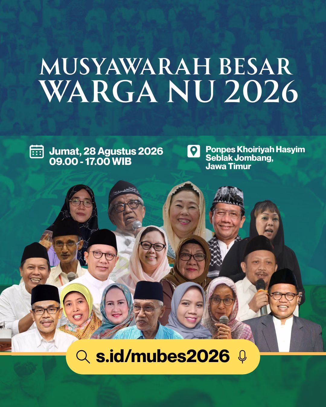 Jelang Muktamar ke-35 NU, Mubes Warga NU Digelar di Jombang 28 Agustus