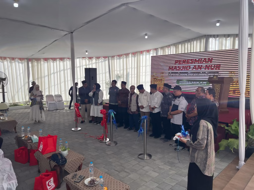 Peresmian Masjid An-Nur dalam rangkaian milad ke-27 MER-C Yogyakarta