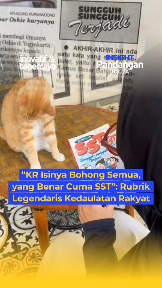 “KR Isinya Bohong Semua, yang Benar Cuma SST”: Rubrik Legendaris Kedaulatan Rakyat
