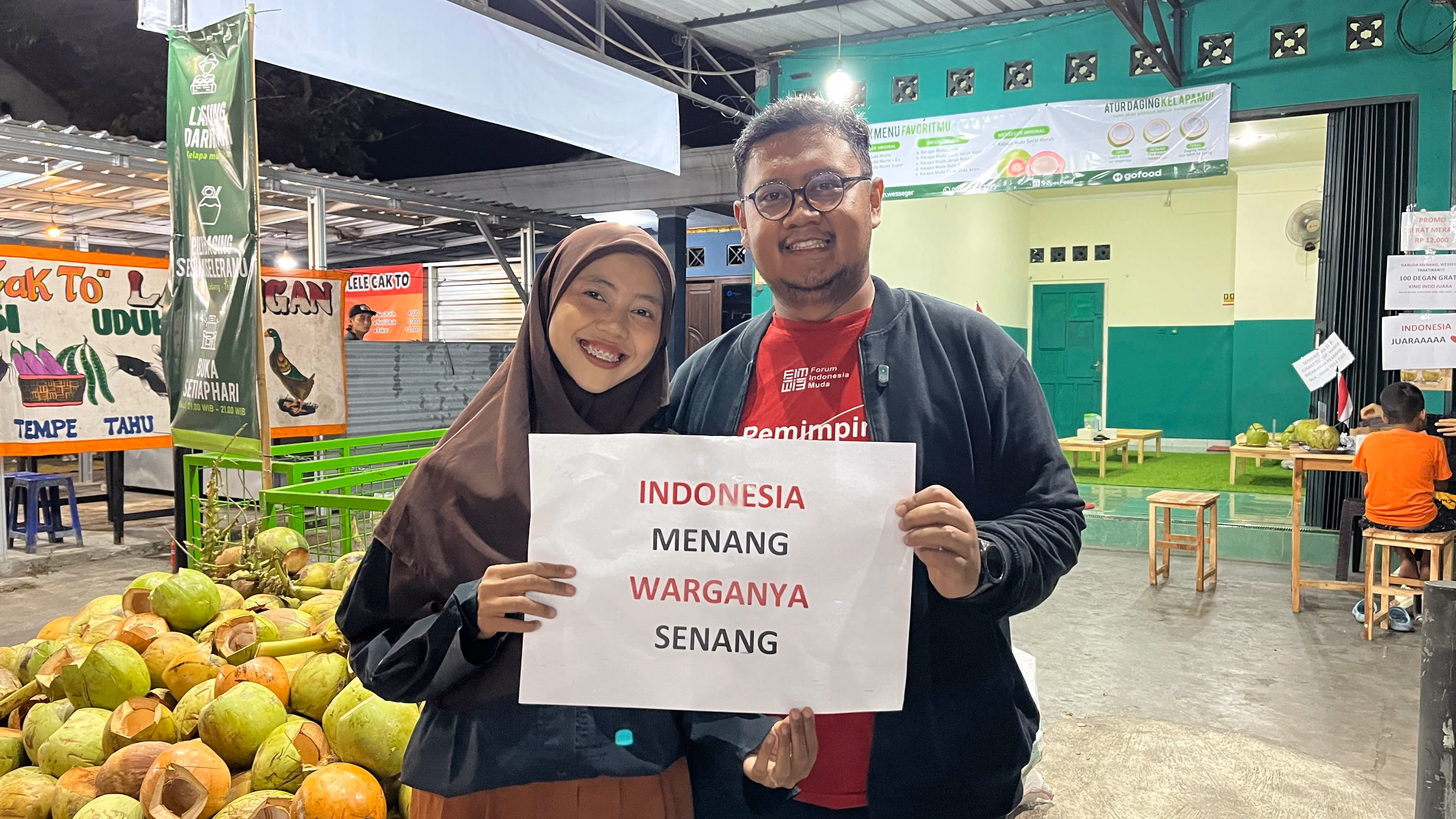 Cerita Pasutri Muda di Jogja, Usaha Baru Dirintis tapi Pilih Bagi-bagi Gratis saat Timnas Juara